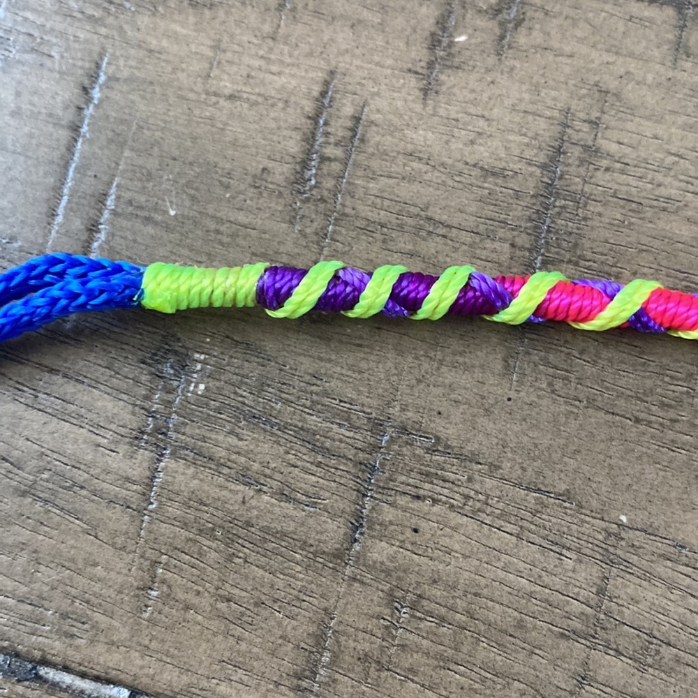 Multi Colored Homemade Bracelet - Picture 3 of 6